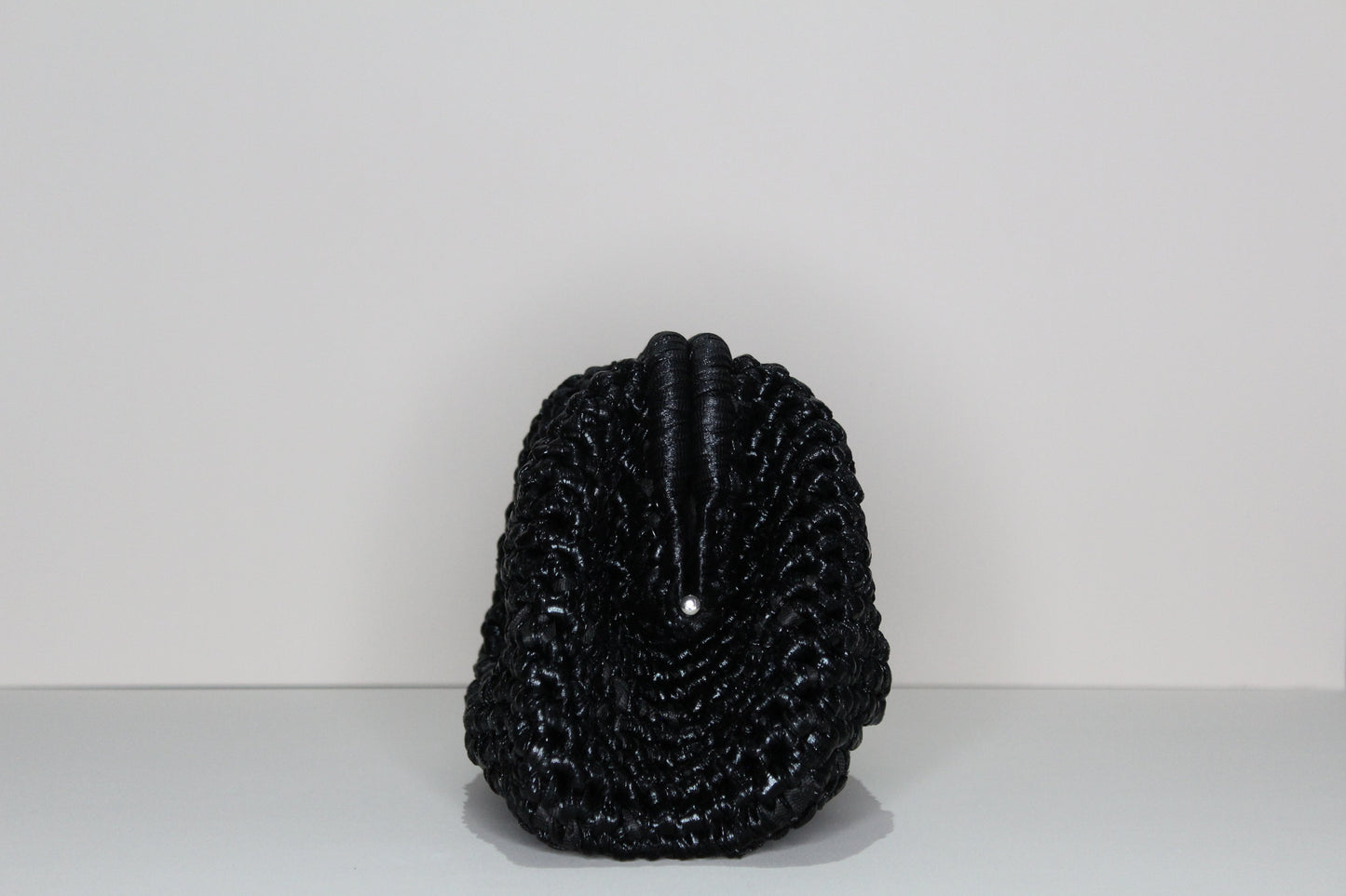 Black Metallic Clutch - mia mare