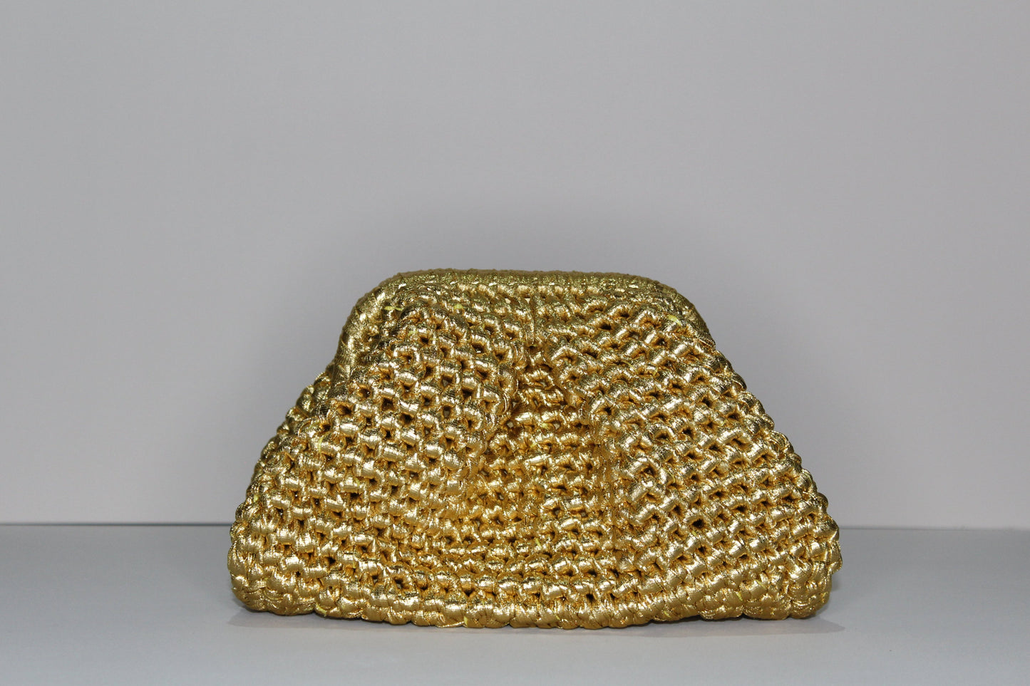 Gold Metallic Clutch