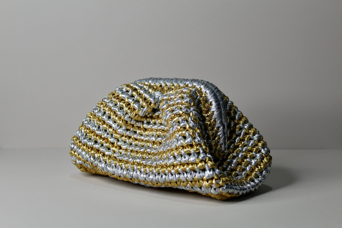 Mixed Metals Metallic Clutch - mia mare