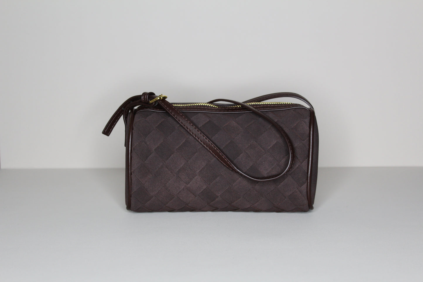 Mocha Soho Woven Bag - mia mare