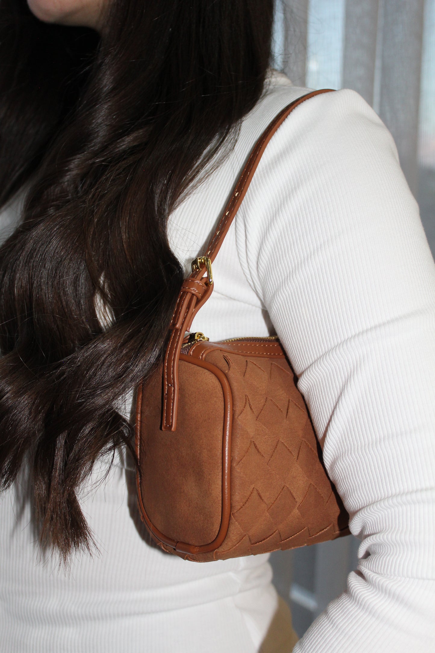 Cinnamon Soho Woven Bag - mia mare
