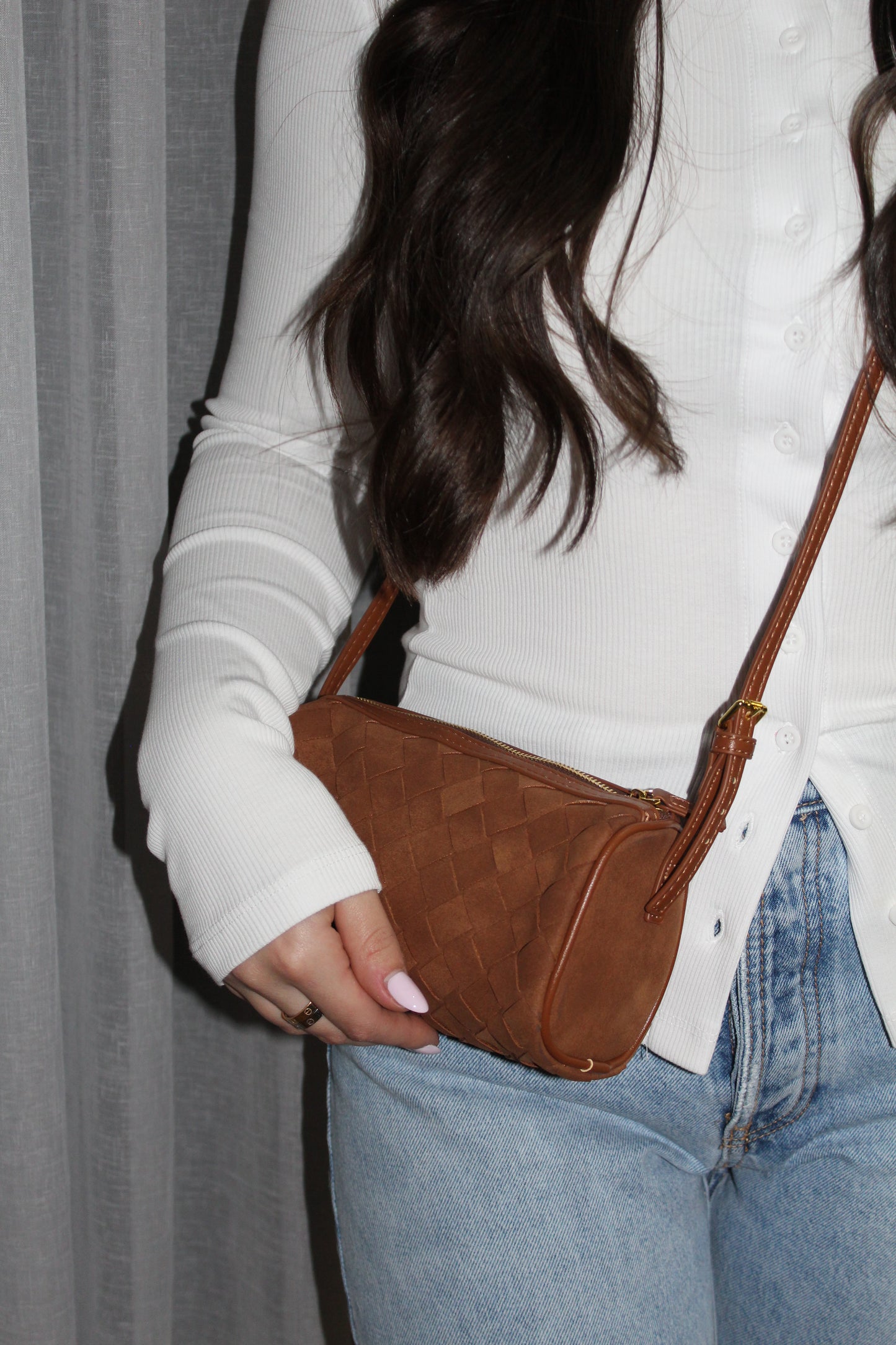 Cinnamon Soho Woven Bag - mia mare
