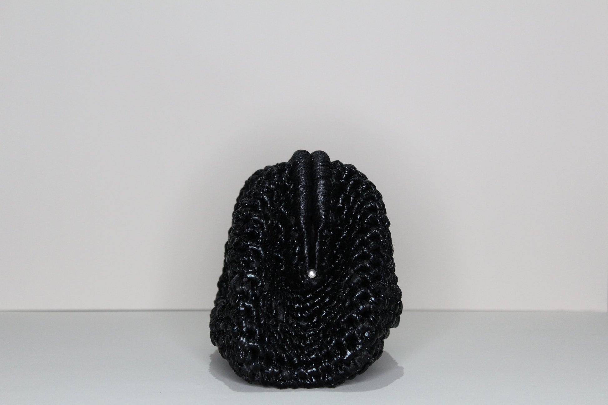 Black Metallic Clutch - mia mare