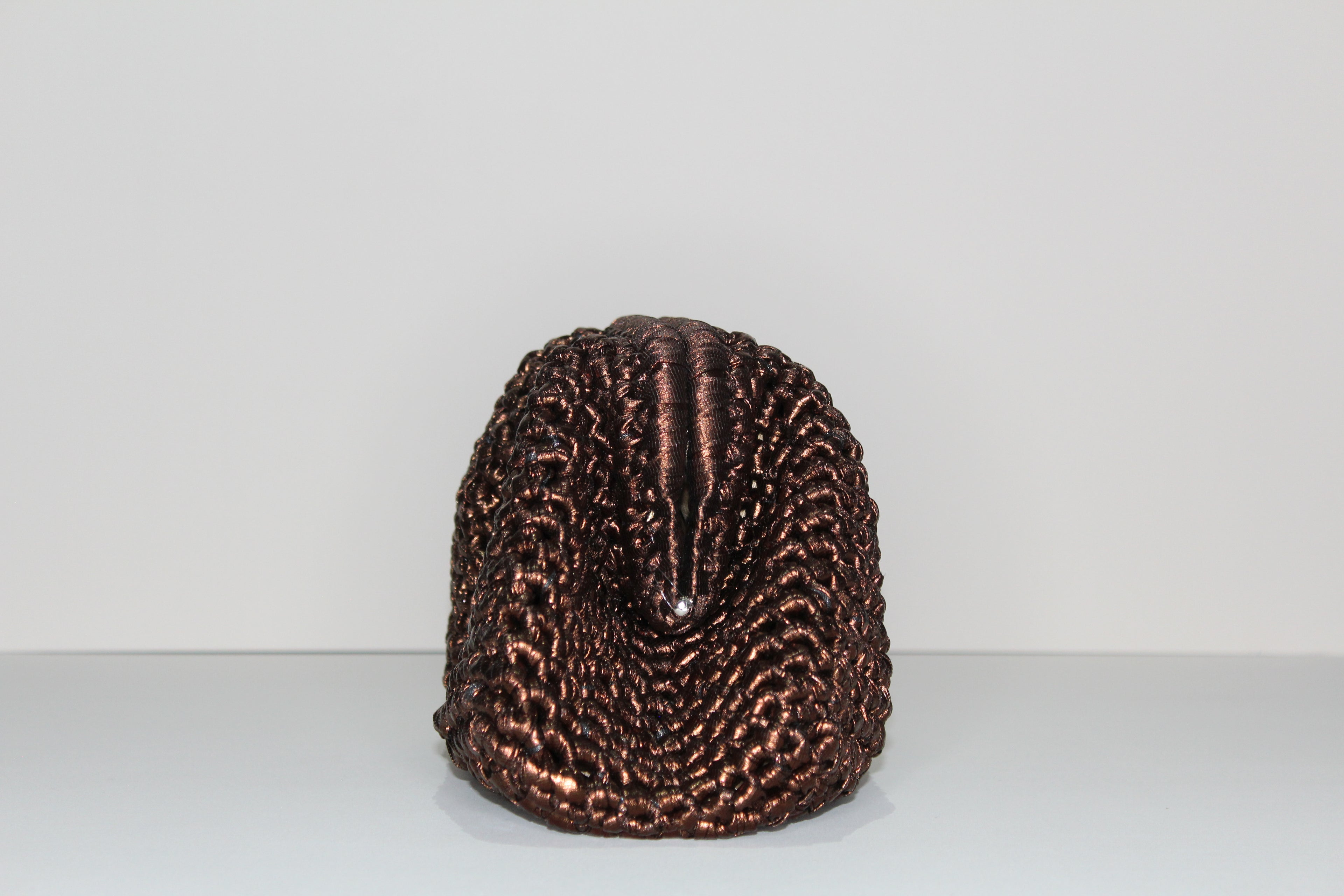 Bronze Metallic Clutch - mia mare