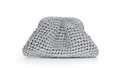 Silver Metallic Clutch - mia mare