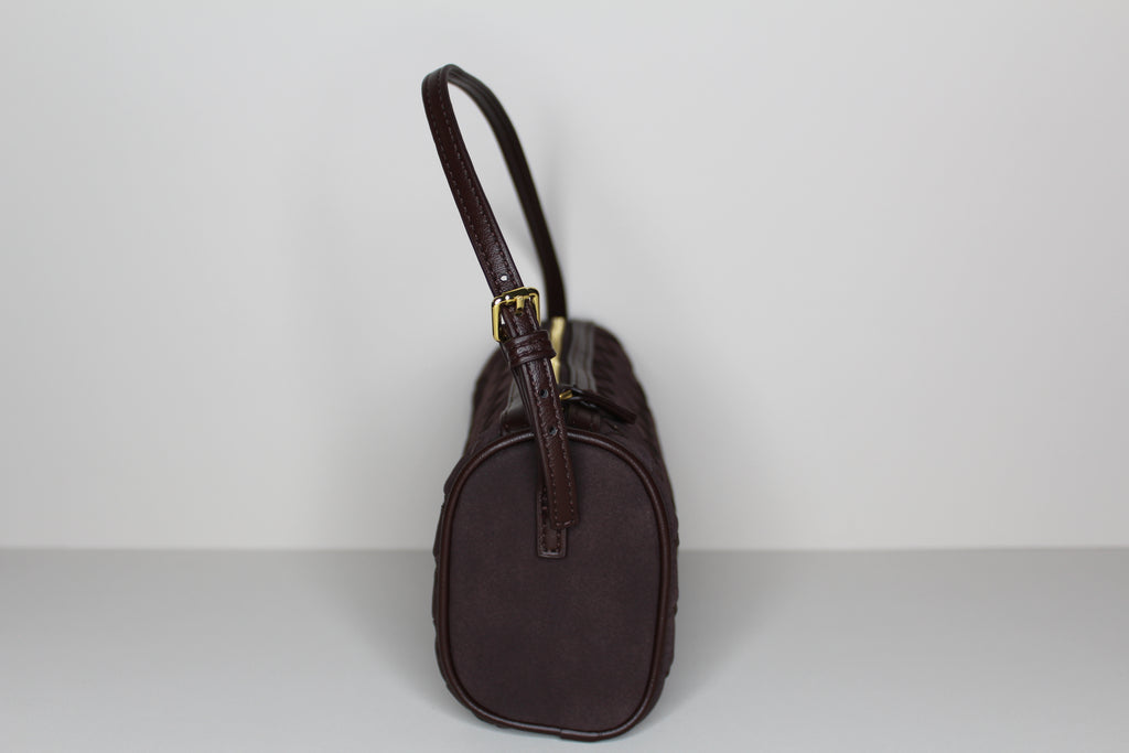 Mocha Soho Woven Bag - mia mare