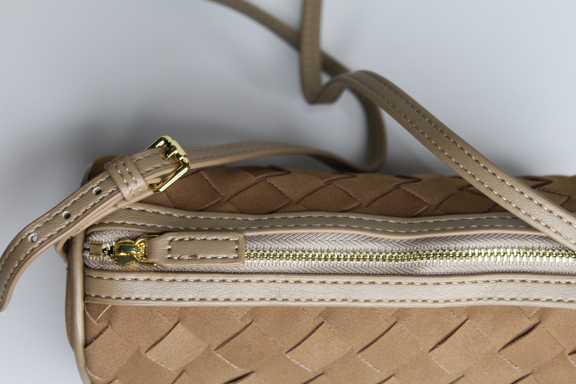 Camel Soho Woven Bag - mia mare