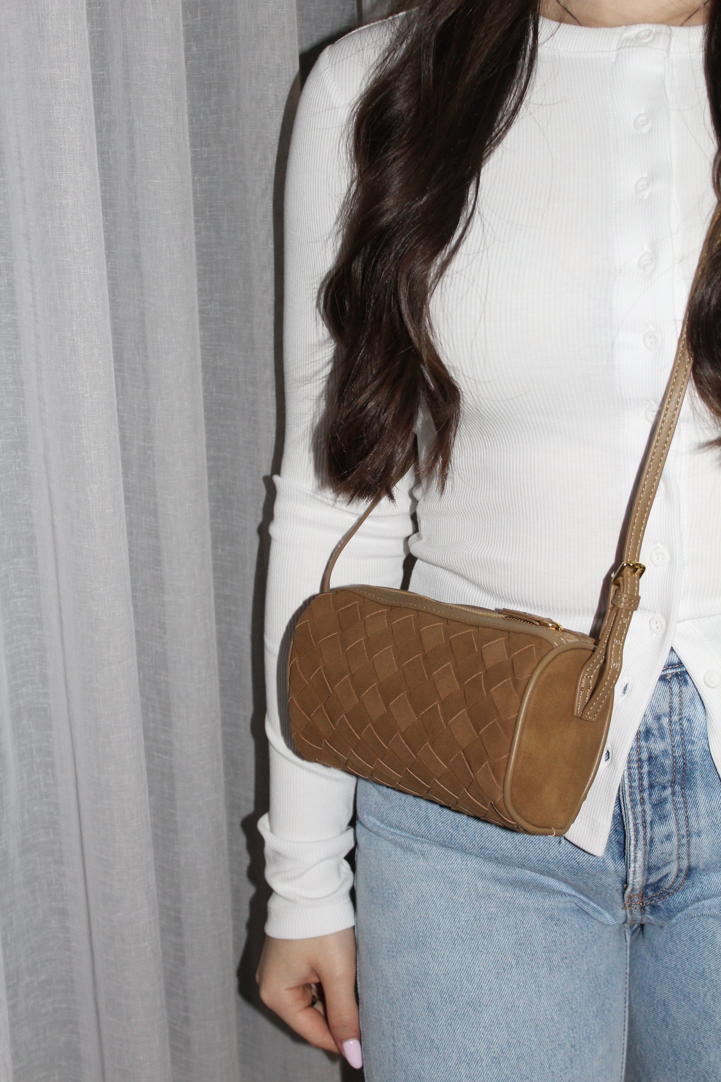 Camel Soho Woven Bag - mia mare